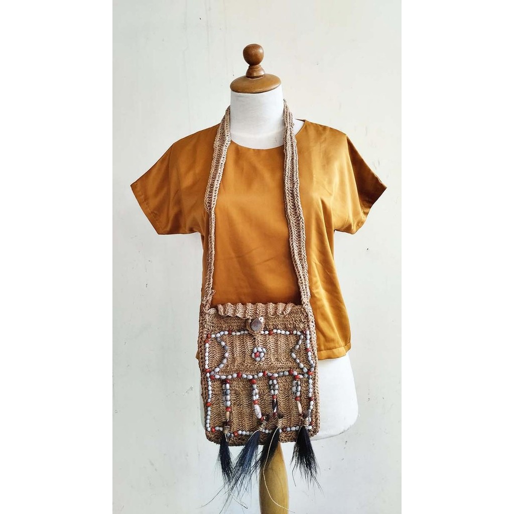 Noken Asmat Asli dari Kabupaten Asmat, Papua *