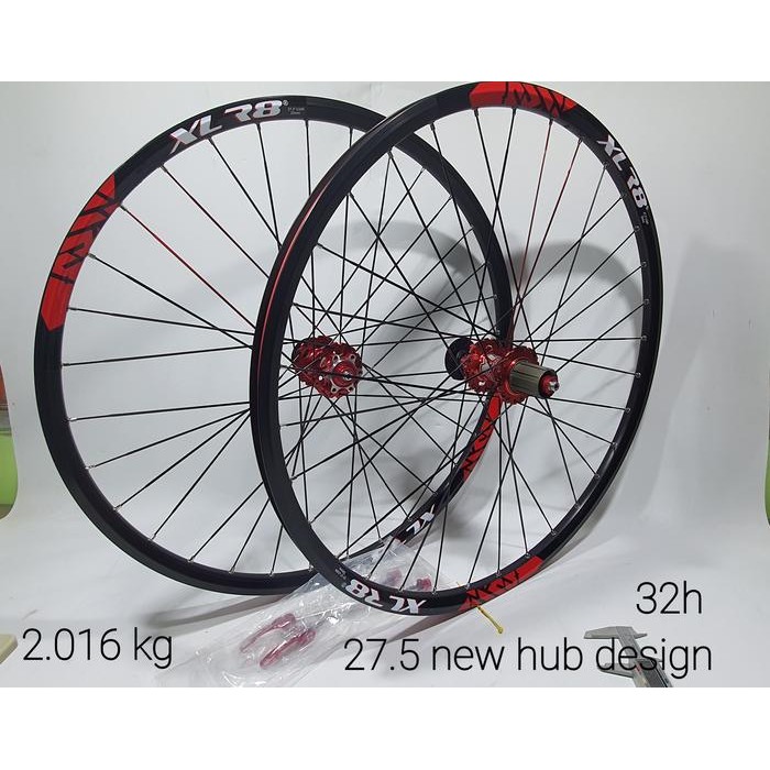 Wheelset Xlr8 Mtb 27.5 Disc Brake 32H New Hub Design