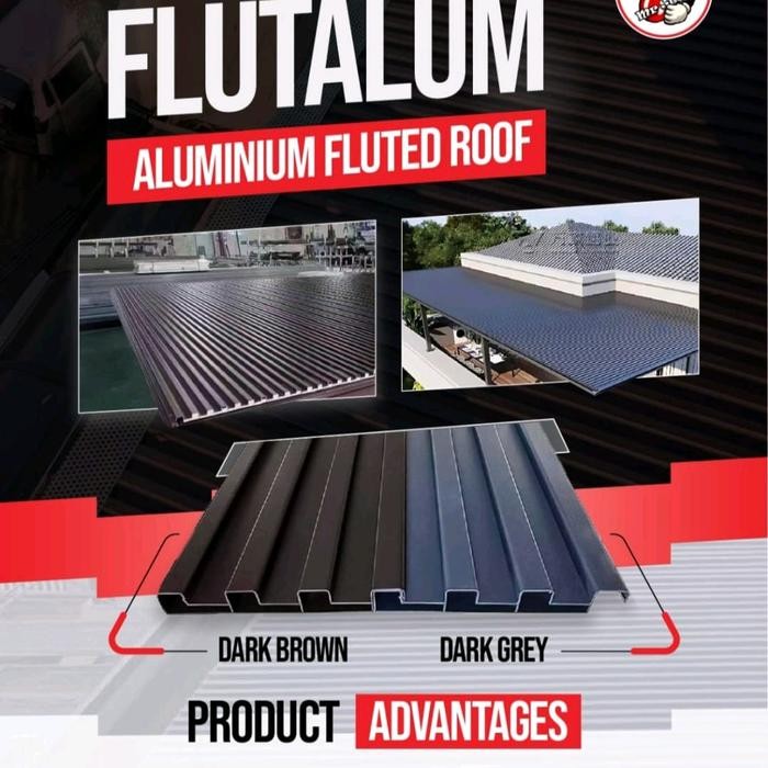 Atap Gelombang Aluminium - Tahan Lama dan Berkualitas *