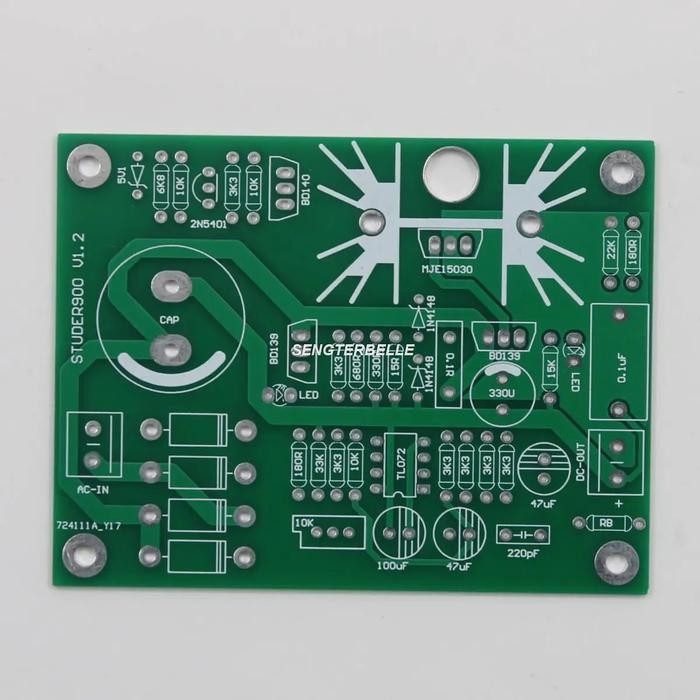 HiFi 1PC DC5-24V 1.5A Regulator Power Supply Bare Board PCB Refer