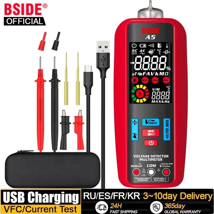 BSIDE Professional Digital Multimeter Smart Automatic Multitester