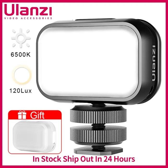 ULANZI VL28 6500K Mini LED Video Light GoPro Light Camera Light for