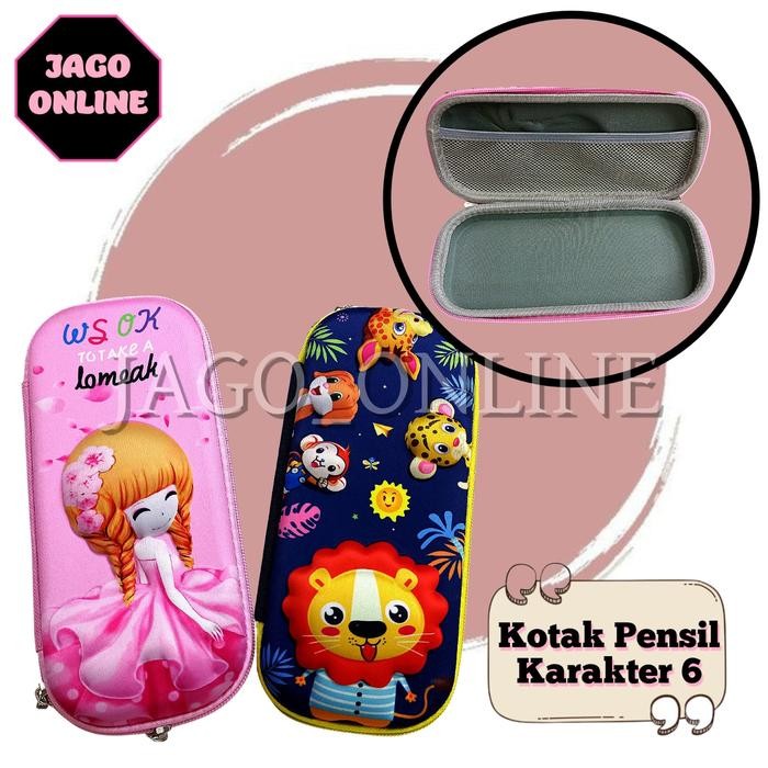 

DISKON Peralatan Alat Tulis Anak Sekolah Kotak Tempat Pensil Karakter Lengkap READY STOCK