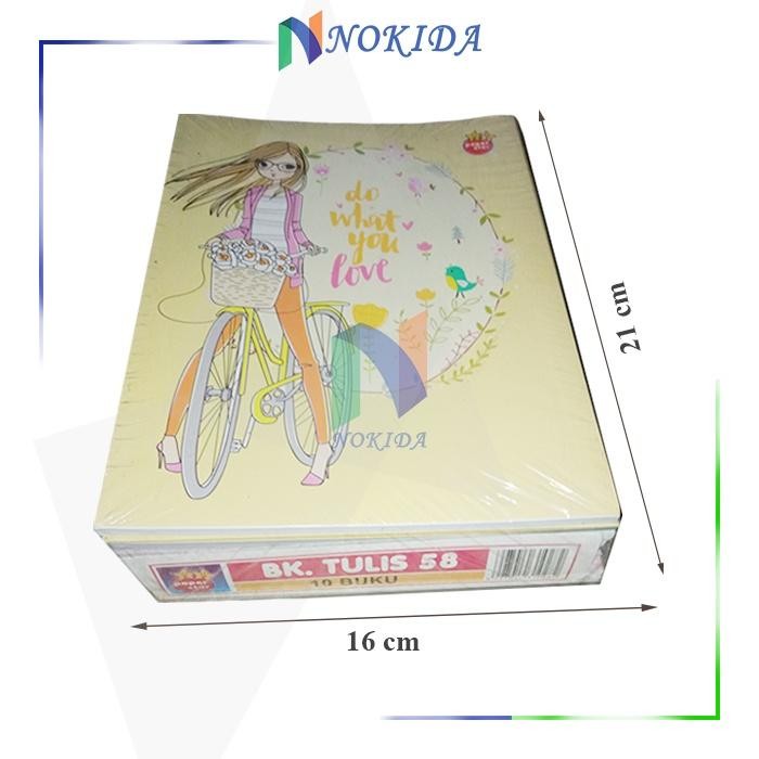 

TERLARIS Nokida Buku Tulis Sekolah Paper Star [isi 58 Lembar/10 Buku/1 Pack] / Buku Catatan Sekolah