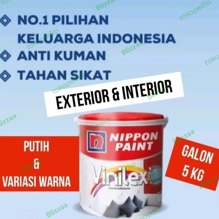 Promo Vinilex 5Kg Putih Vinilex White 300 300Ss Aneka Vinilex Warna 5Kg Galon Vinilex 5000 Nippon