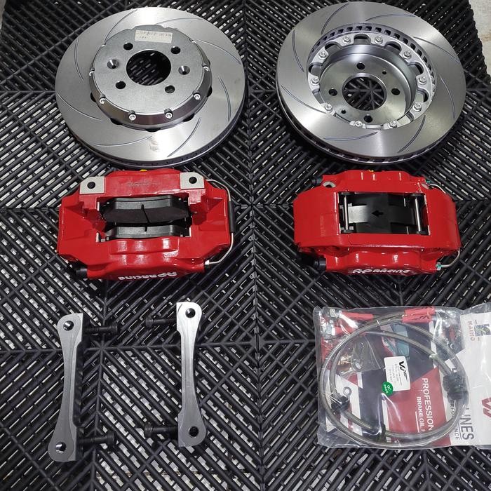 Cuci Gudang Big Brake Kit 4Pot Ap Racing Free Brake Line Breket