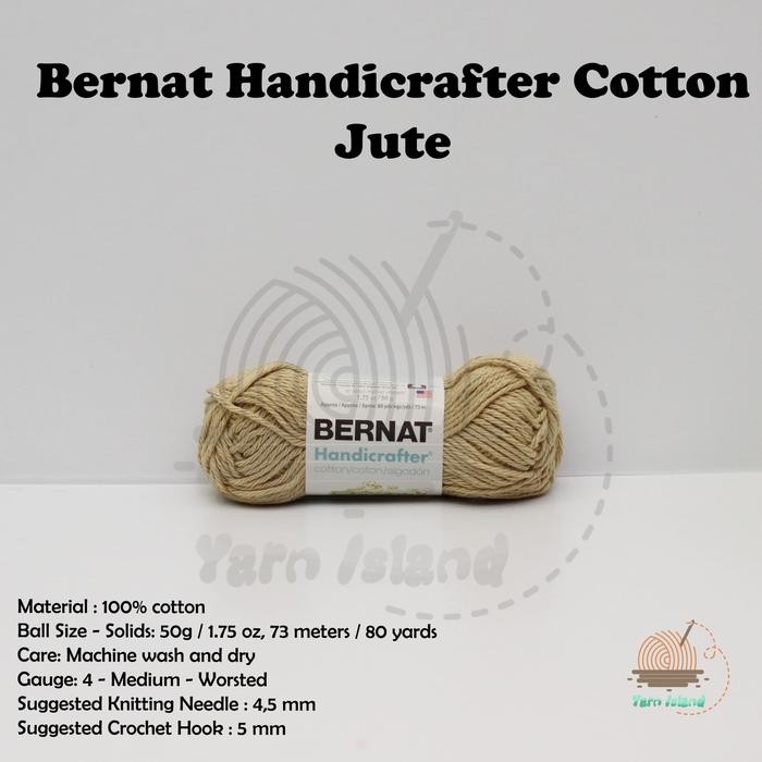 

Benang Rajut Bernat Handicrafter Cotton Jute