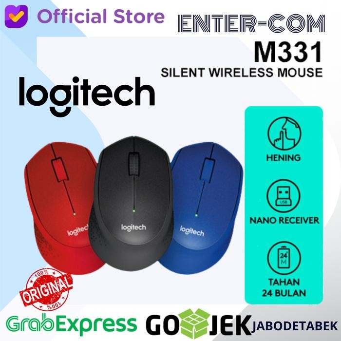 Logitech M331 Mouse Wireless Silent Click
