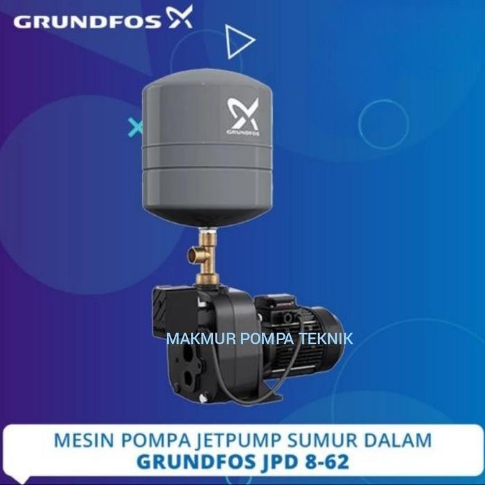 Mantab Mesin Pompa Air Sumur Dalam Jtpump Grundfos Jpd 8-62 Pt Jd Basic 7