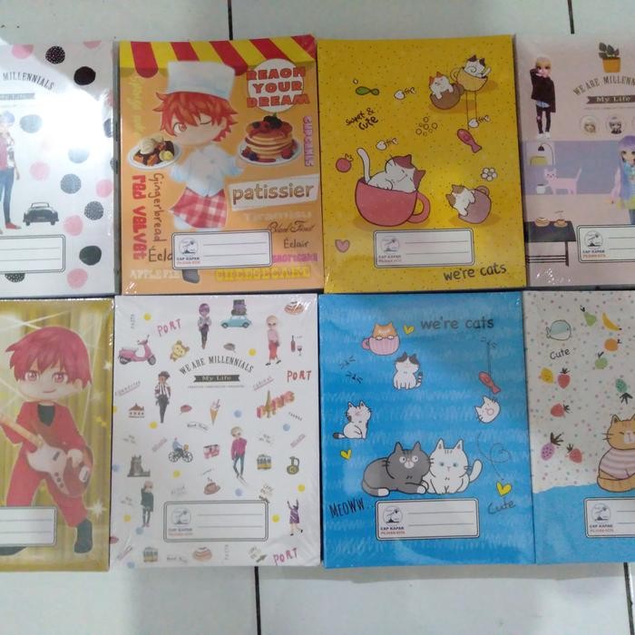 

Buku Tulis Cap Kapak 36 lembar 1 slop isi 10 buku