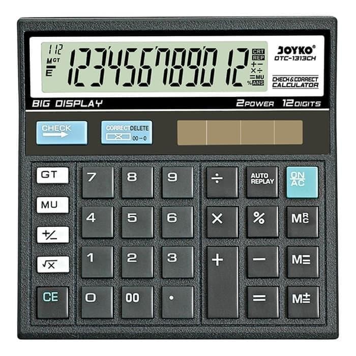 

Calculator Kalkulator Joyko DTC-1313CH 12 Digits Check Correct MURAH