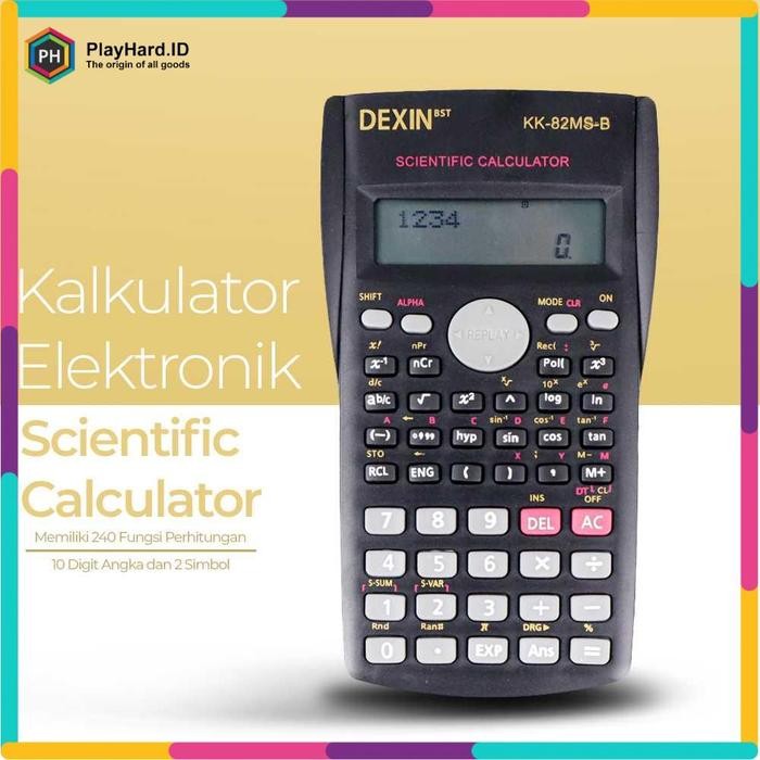 

Kalkulator Elektronik Scientific Calculator - Hitam