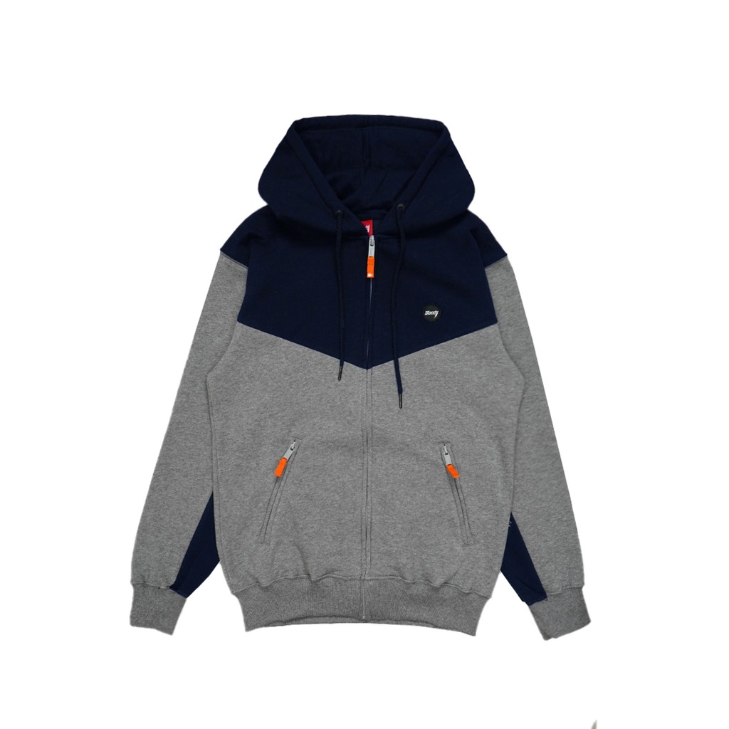Bloods Reg Sweater Hoodie Cerra 02 Navy Grey