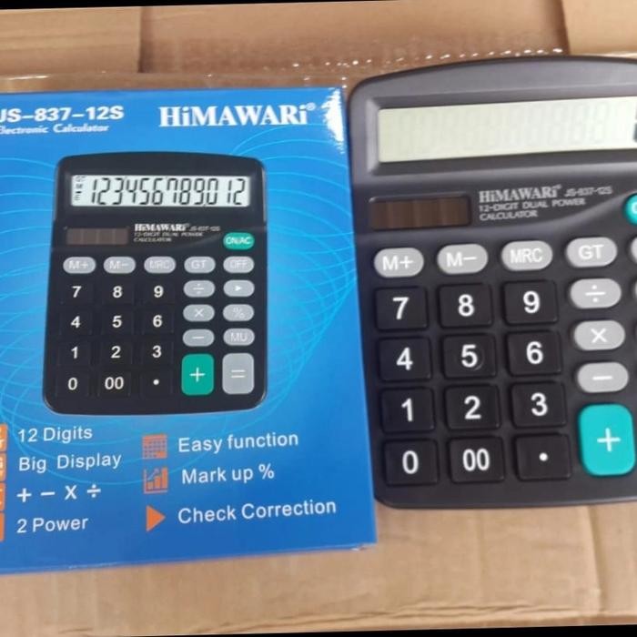 

Kalkulator Himawari JS-837-12 12 Digit