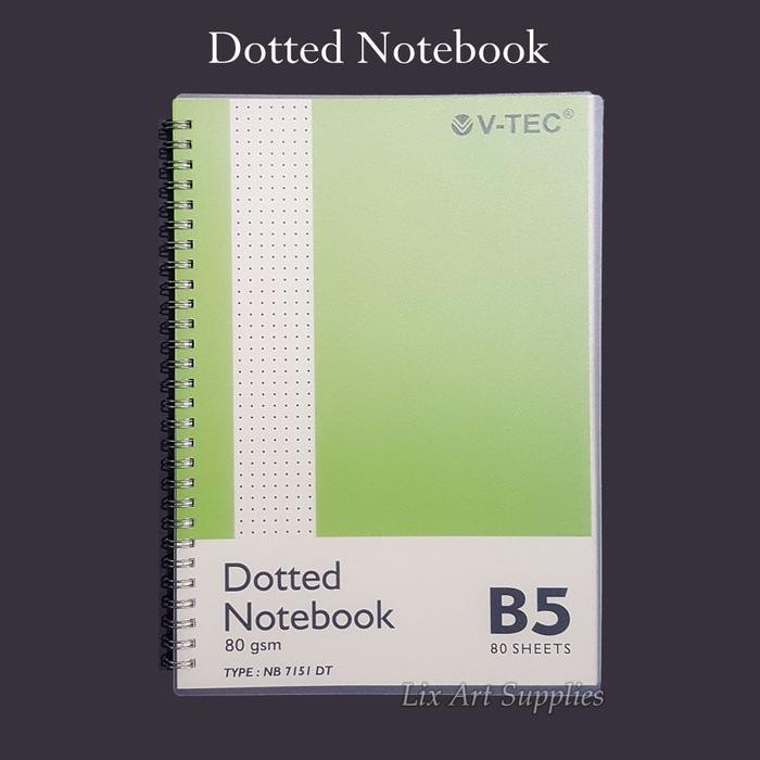 

V-TEC Dotted Notebook 80 gsm - 80 lembar
