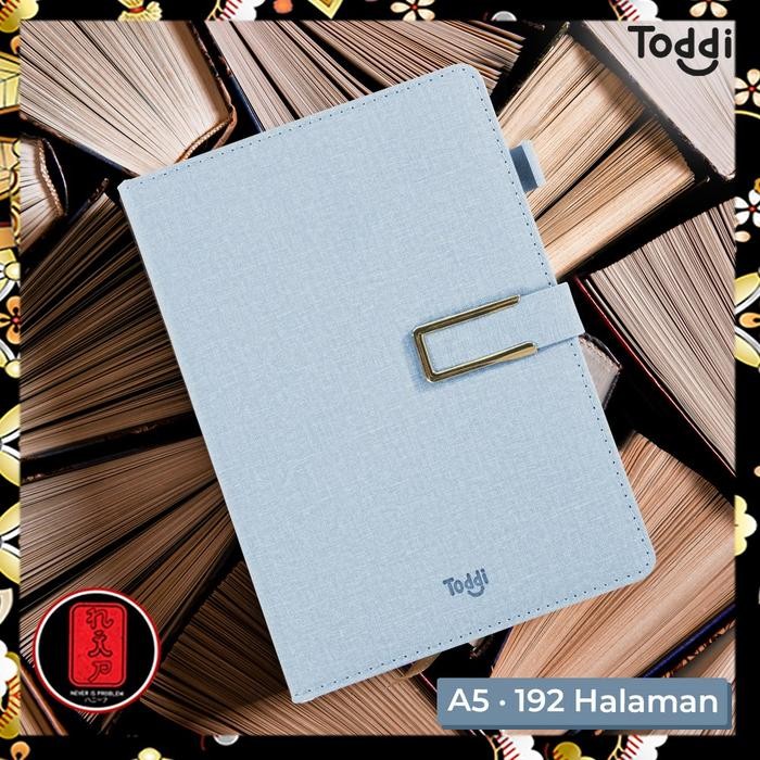 

Toddi Buku Jurnal Hardcover Notebook Diary A5 72GSM 192 Halaman Grid - JSK25 - Baby Blue