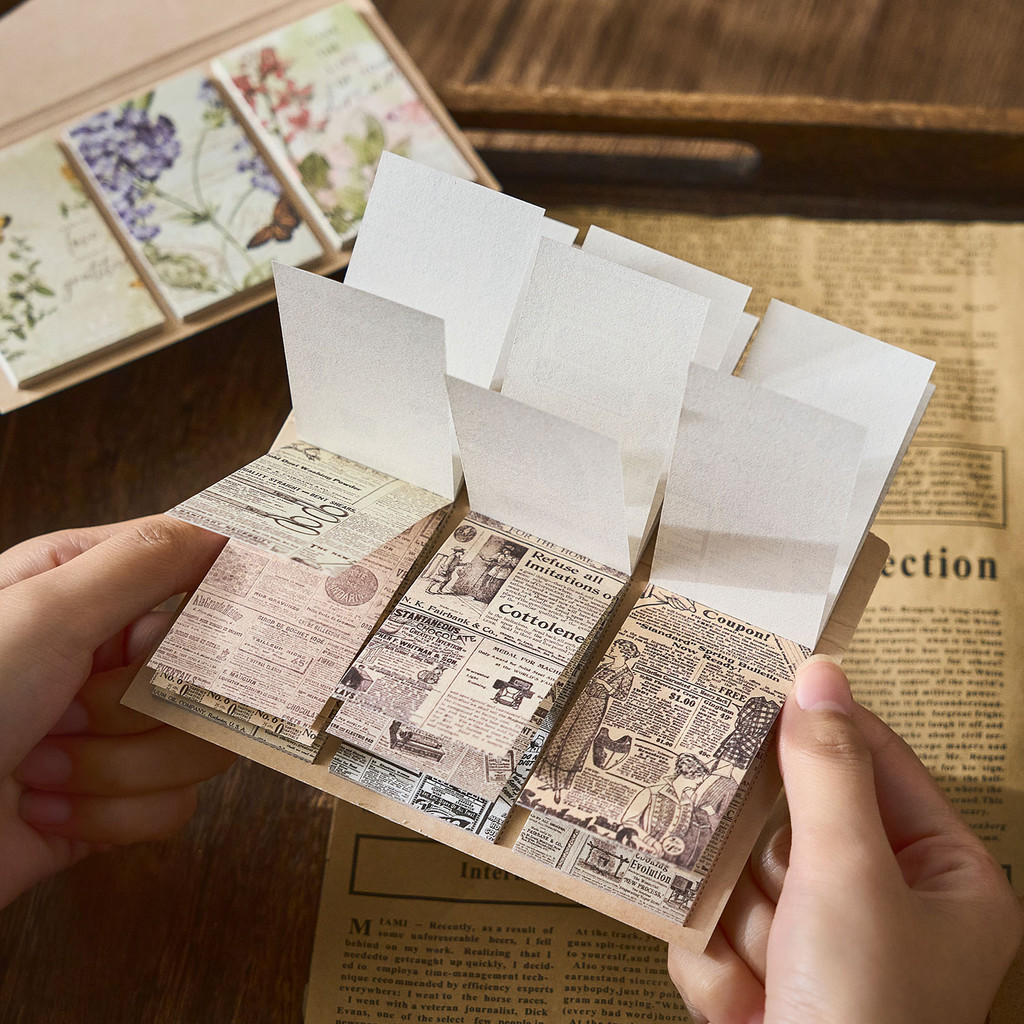 

60 pcs Vintage Paper Multi Style Deco Material Retro Stationery Supplies Writing Paper Junk Journal