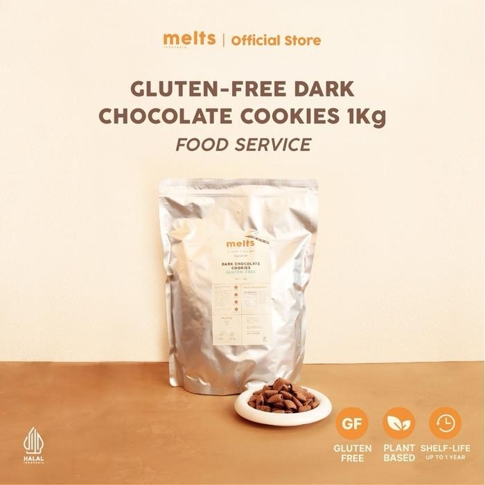 

Melts Food Service Cookies Gluten Free Snack Kukis Sereal Cokelat & Creamy Plant Based Vegan