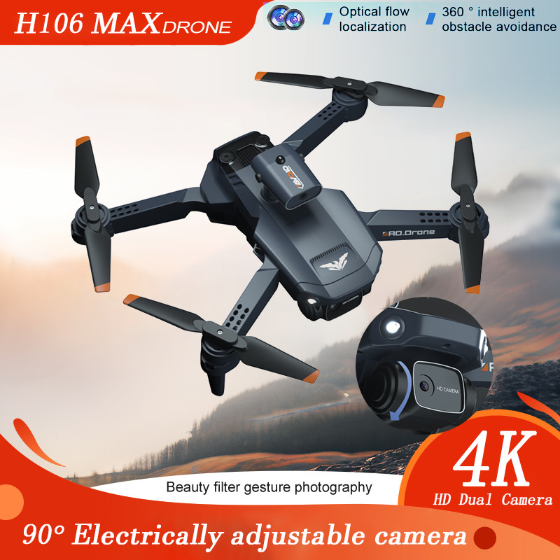 IMPORT JJRC H106 Drone with 4K Professional Dual Camera Foldable Drones Aerial Photography
