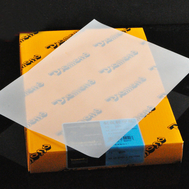 

10pcs Diamond sulfuric acid paper tracing paper A1 73G calligraphy copy Transfer paper free shipping