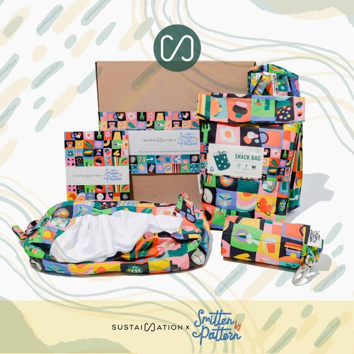 

Smitten by Pattern Gift Set Eco-friendly Hampers by Sustaination (2-5 Pcs)