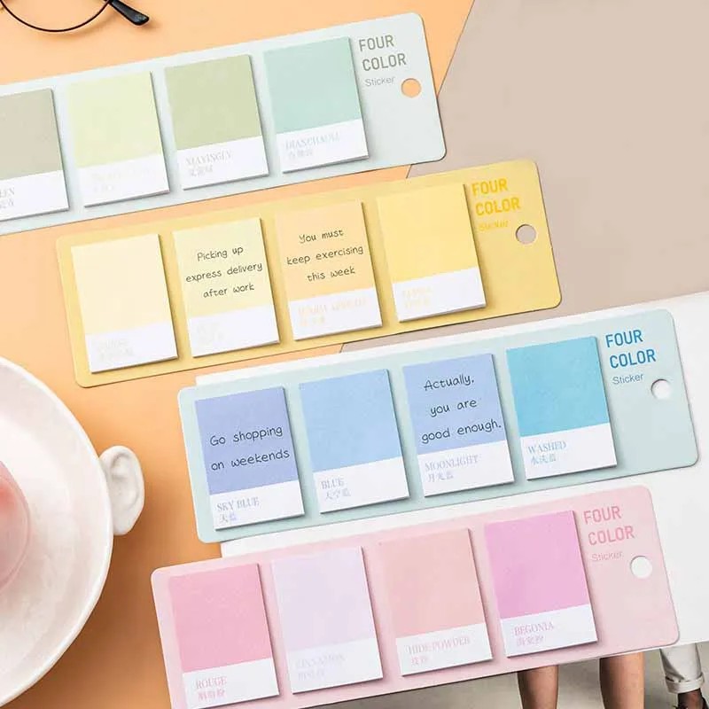 

Colorful Memo Pad Writable Index Tabs Notes Classify Flags for Pages Book Markers Reading Note