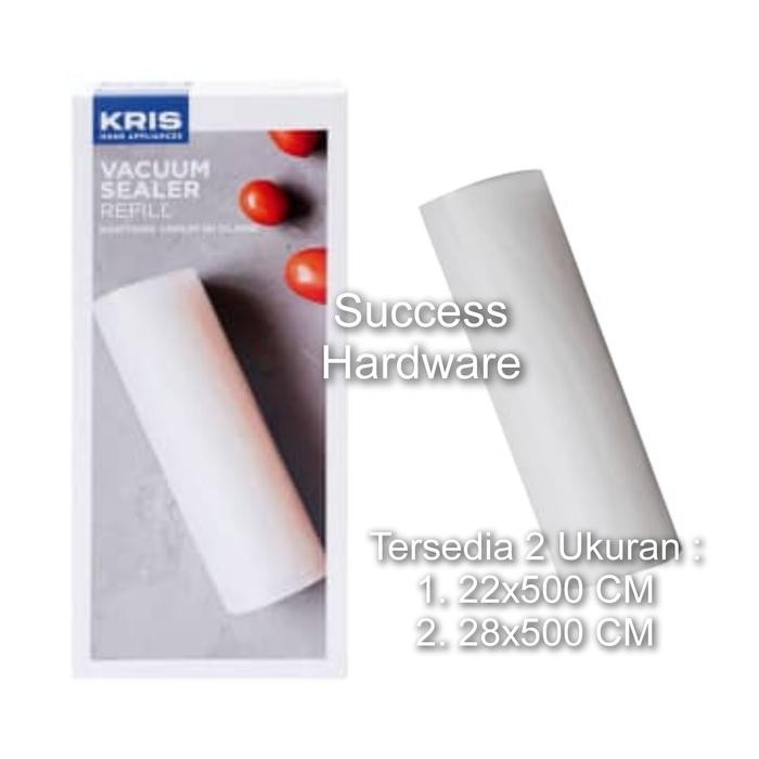 KRIS PLASTIK VAKUM ROLL REFILL VACUUM SEALER BAG 2 ROLL KANTONG VAKUM Kode 238