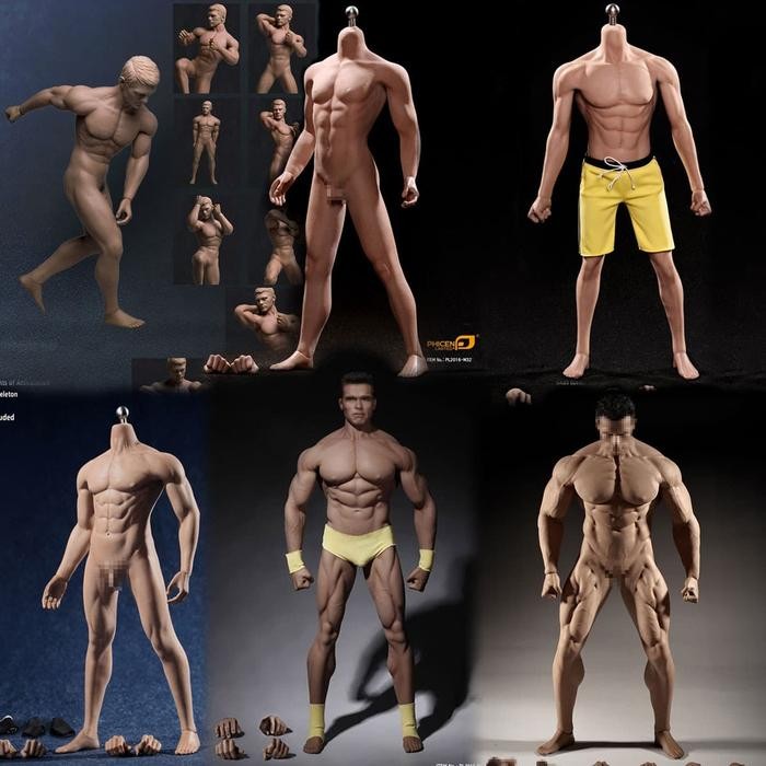TBLEAGUE PHICEN MALE BODY M30 M31 M32 M33 M34 M35 - ACTION FIGURE 1/6 SCALE KODE 362