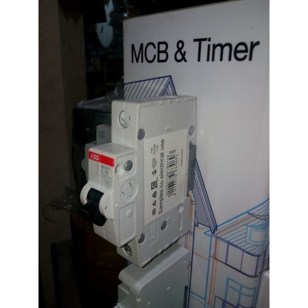 MCB 1P 10A merk ABB