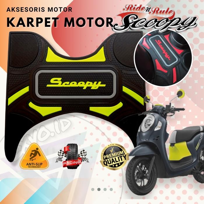 Aksesoris Motor Scoopy / Karpet Motor Scoopy / Alas Kaki Scoopy
