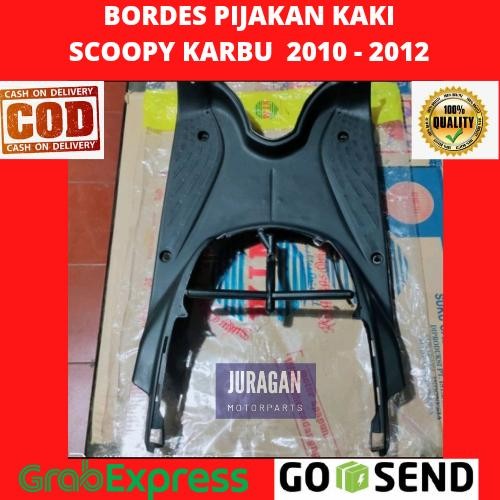 Bordes Pijakan Injakan Kaki Dek Scoopy Karbu Lama Step Floor Scoopy