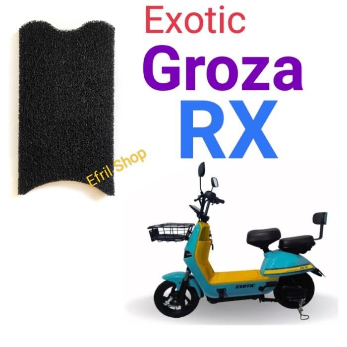 Alas kaki karpet sepeda motor listrik Exotic Groza RX