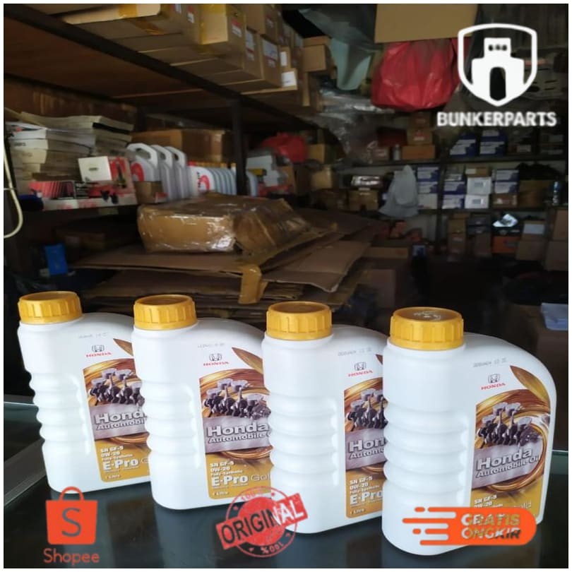 Oli Mesin Mobil Honda Epro E-pro Gold 1 Liter Original