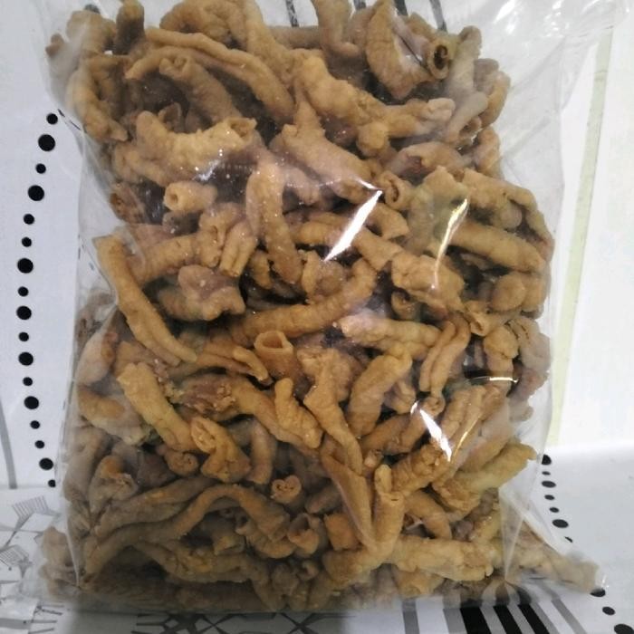 

New Kripik usus Crispy 500g pack Keripik Snack original