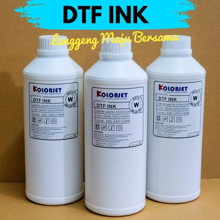 (Allthebest) Tinta DTF Colorjet Premium Quality Digital Textile Pigment 1KG White