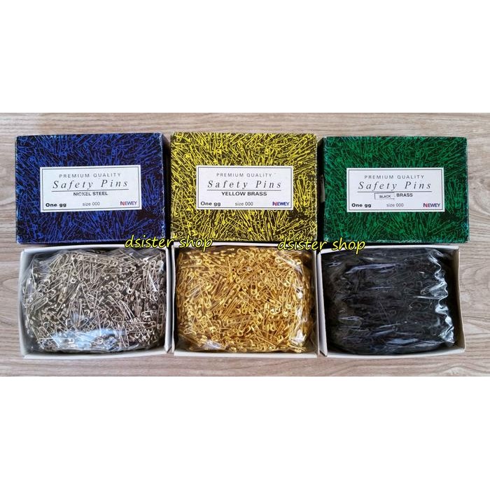 (Allthebest) Peniti Jilbab Premium Anti Karat NEWEY dan PRYM