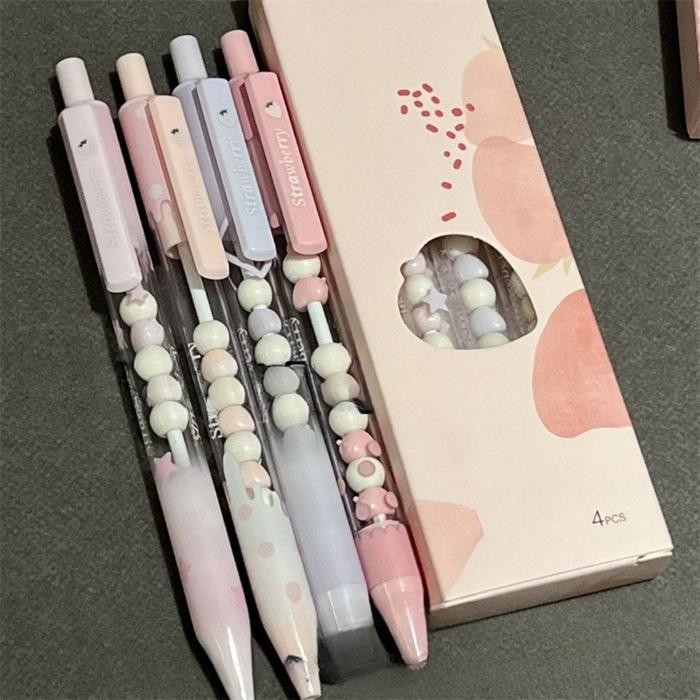 

ORIGINAL [doodledreams] Pulpen CUTE BUNNY 1 SET Isi 4 PCS / Cute Pen / Bolpen Tinta Lucu / Alat