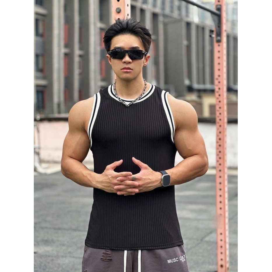 TANKTOP PRIA GYM POLOS BX-25 Sport Outdoor