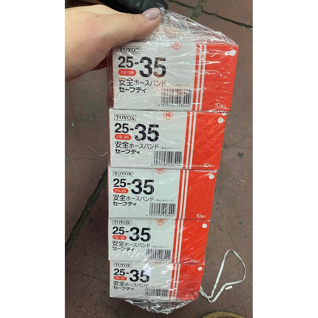 Berkualitas Toyox Clamp Fs-35 (1 Box 10 Pcs) / Klem Toyox Stainless Steel Fs35