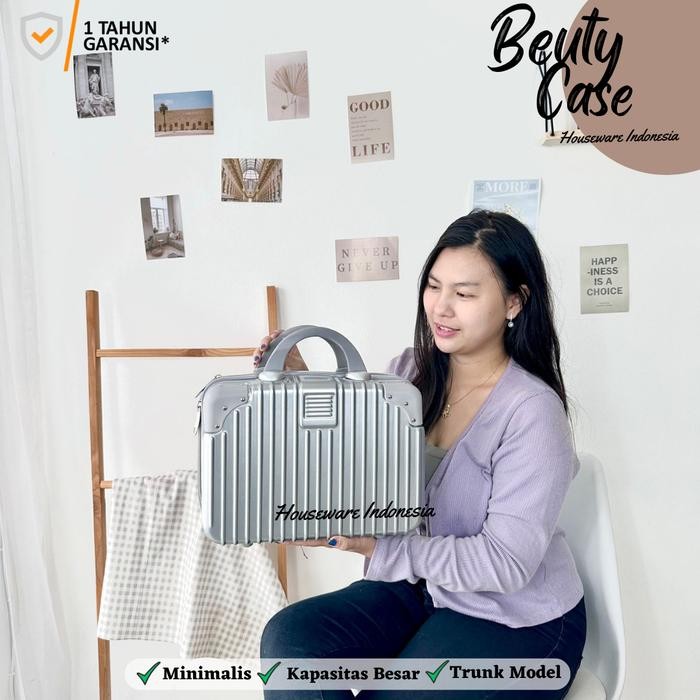Koper Beauty Case 14 inch Koper mini Koper Kosmetik Koper Multifungsi