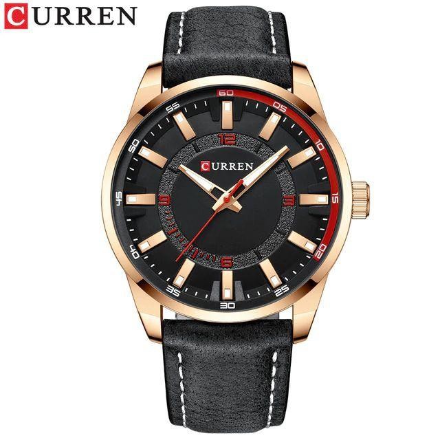 Jam Tangan Pria Analog Tali Kulit Curren 8390