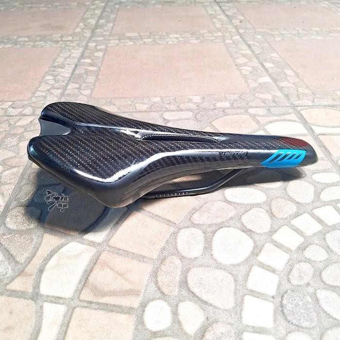 SADEL sepeda MTB CORAK KARBON 066 sparepart sepeda termurah