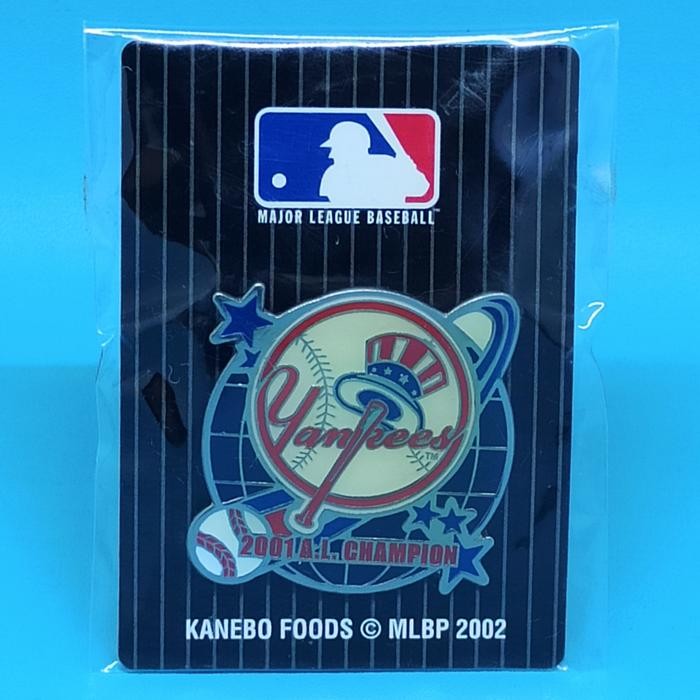 Azka Pin Enamel Mlb New York Yankees Champions (Black Pack) Baseball