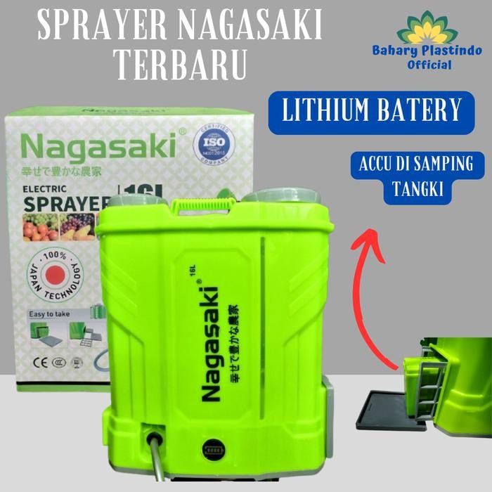 Nagasaki Sprayer Elektrik 16 Liter Lithium Battery