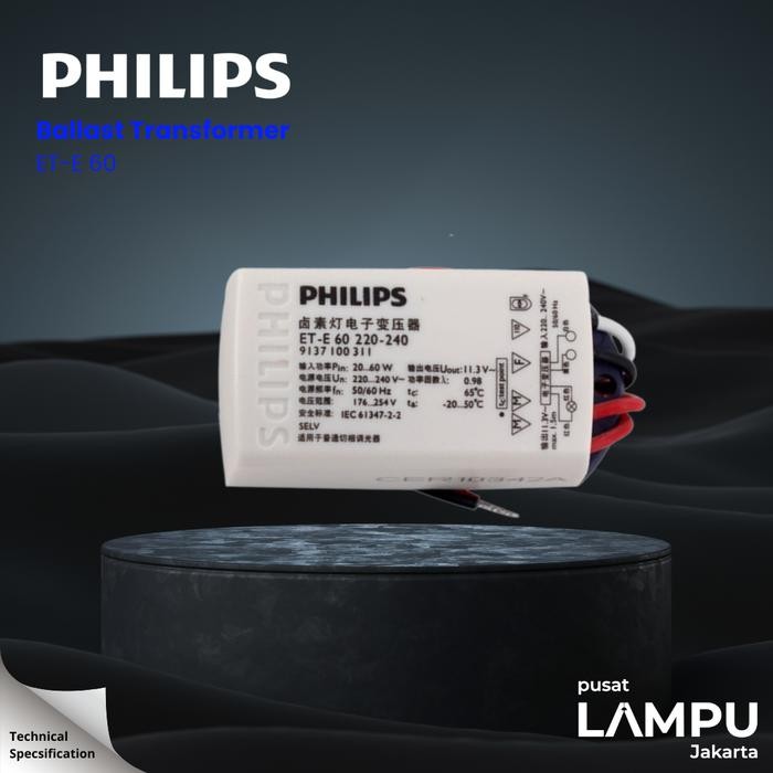 Electronic Ballast ET-E 60 (Ballast lampu Halogen)