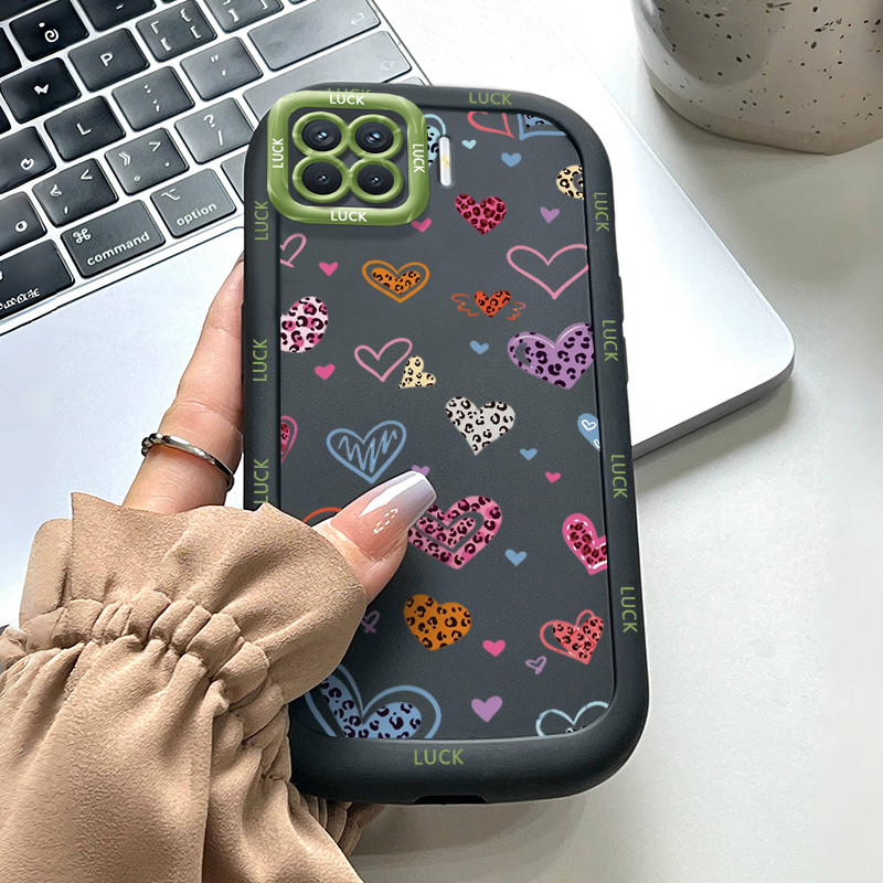 Casing Hp untuk OPPO A93 2020 Reno 4F Reno4 F Reno 4 Lite F17 Pro Case Casing HP Softcase Puff Kasin