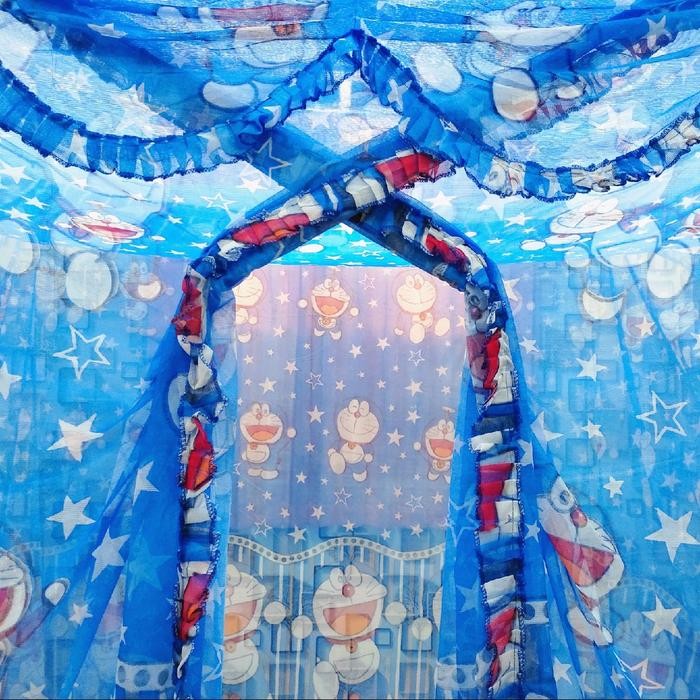 Kelambu DORAEMON Premium Tebal Kelambu Nyamuk Kelambu Tidur Karakter Spesial