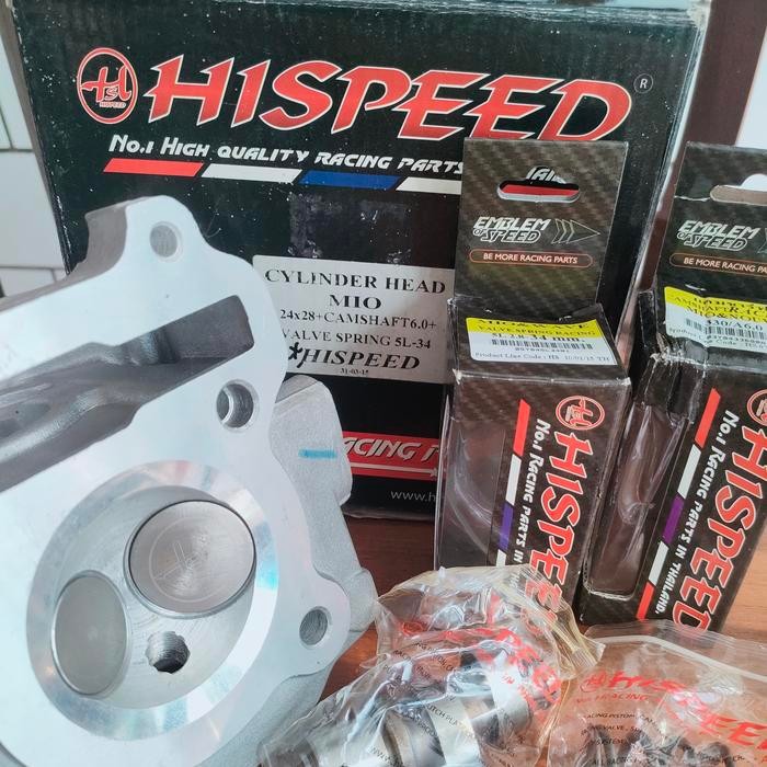 Ready Stock Head Hispeed Hi Speed 5Vv Thailand Mio Klep 28 24 + Noken As Per Klep