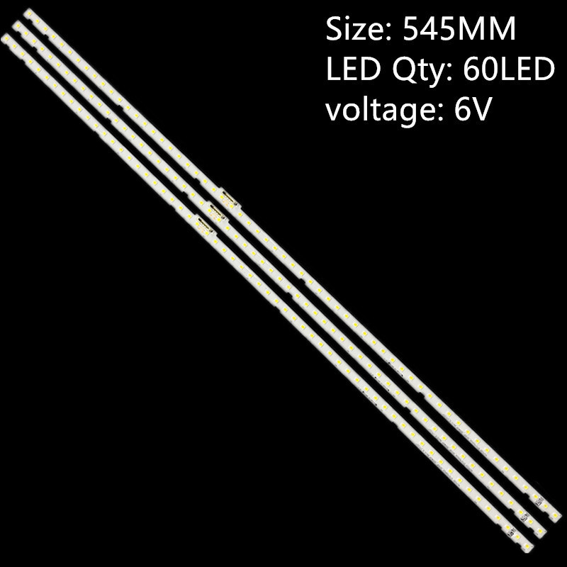 LED backlight strip for Samsung UE75NU7170 UE75NU7100 STS750A26_3030F BN96-46078A 54.5CM 60LED 100%