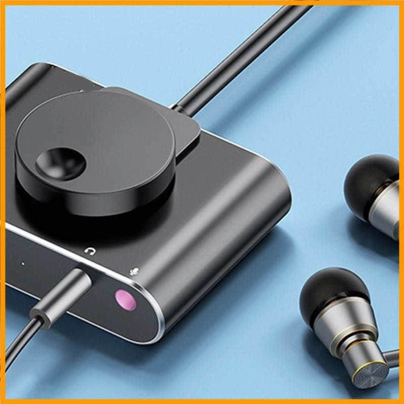 P82A USB Sound Card External Stereo Sound Card for PC Laptop Desktop Headsets